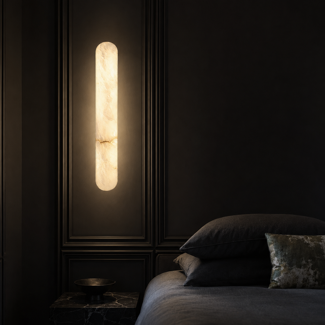 Kalix Contour Vertical Marble Wall Sconce original product reference