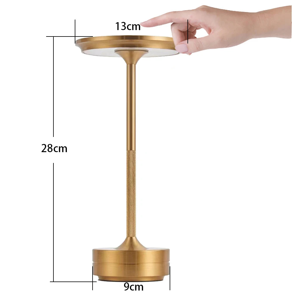 Mora Curve Aluminum Desk Lamp – Rechargeable – product detail 8