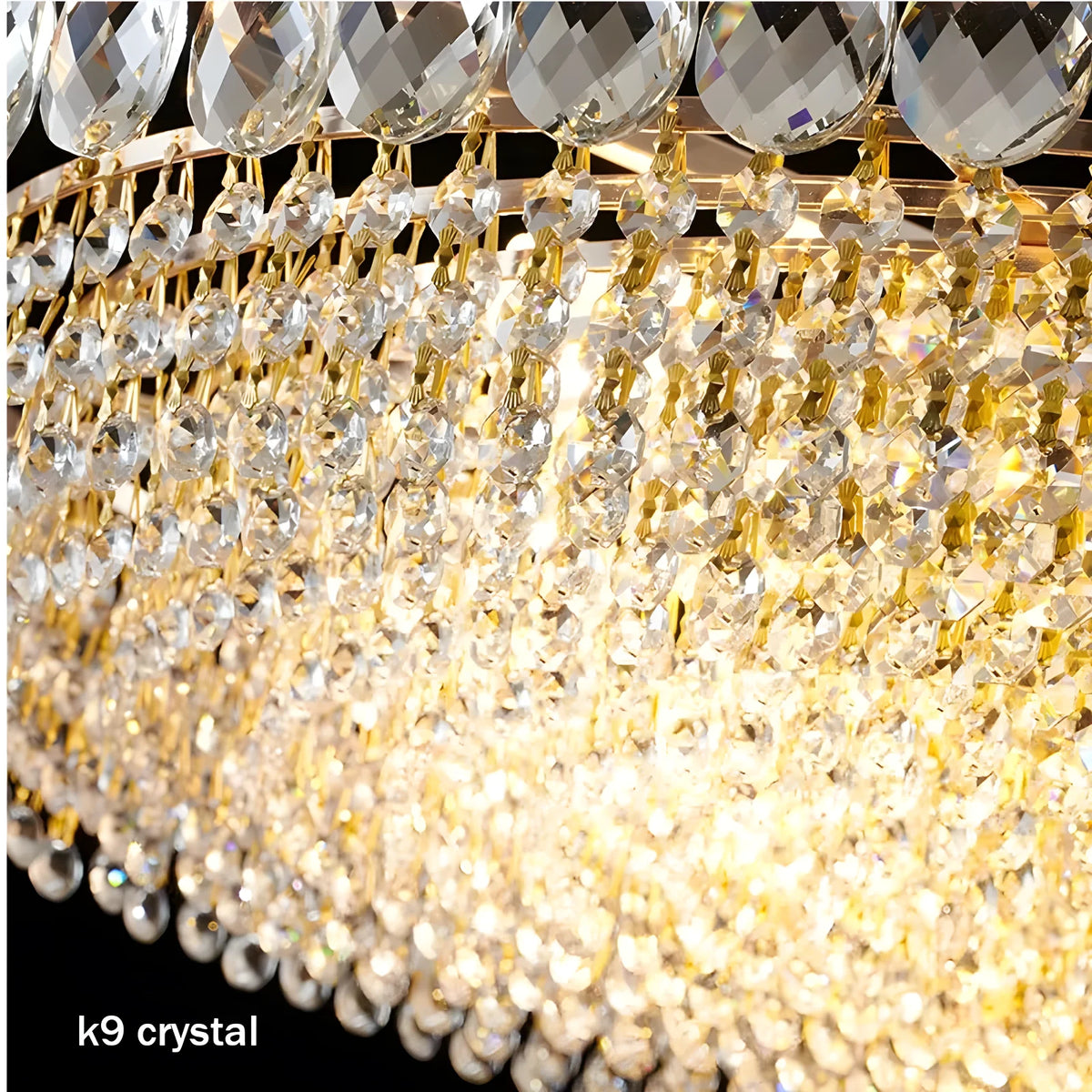 Neroli Flush-Mount Crystal Chandelier for Kitchen – detail view 5