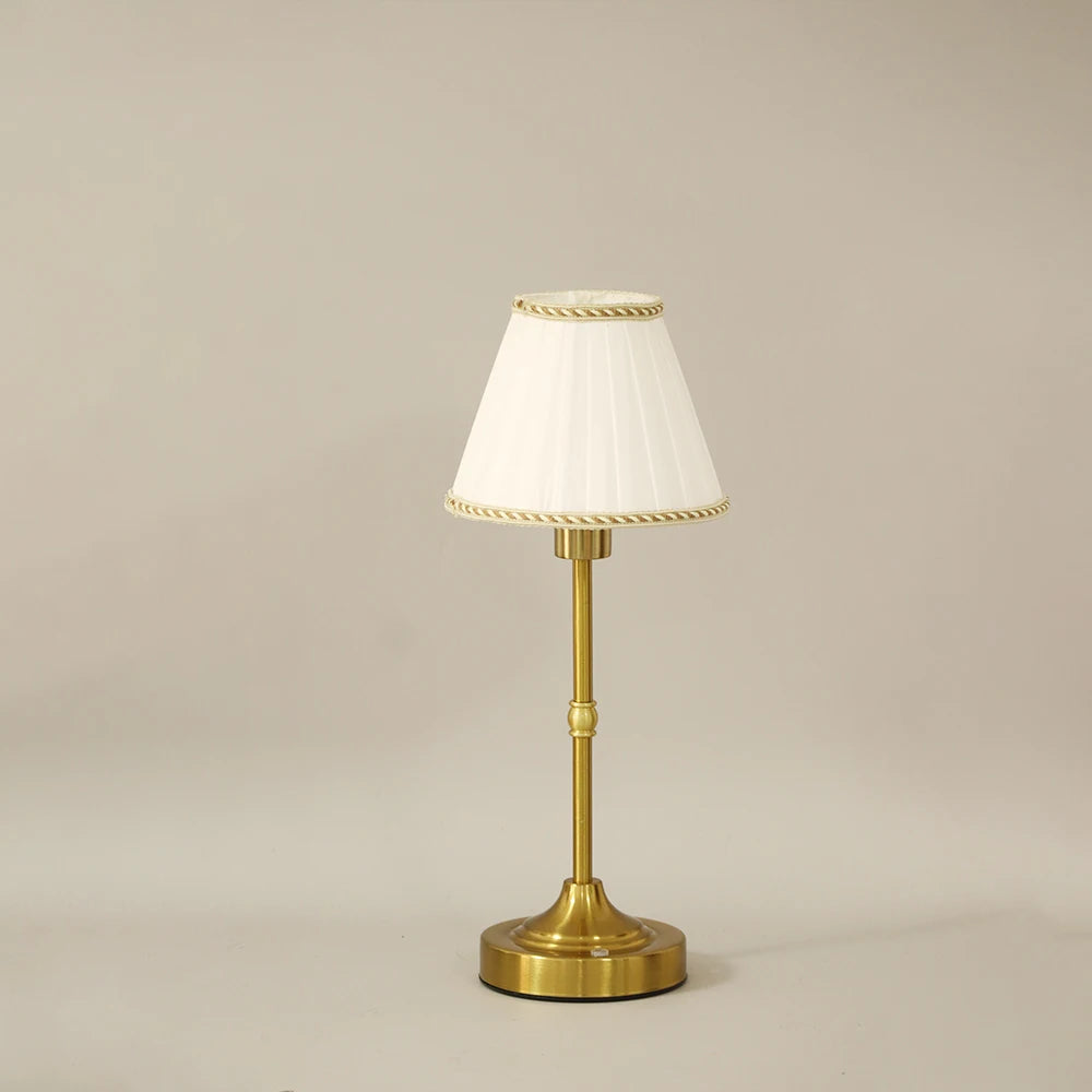 Metal Table Lamp – Art Deco for Bedside, Restaurant Table, Desk & Office | Jessamine Column by Evenlyr