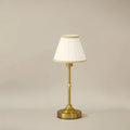 Metal Table Lamp – Art Deco for Bedside, Restaurant Table, Desk & Office | Jessamine Column by Evenlyr
