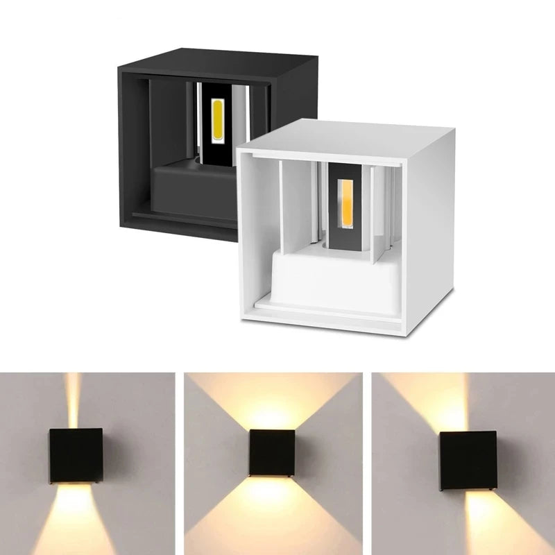 Merano 12W Adjustable-Beam Outdoor Wall Light – IP65 – detail view 4