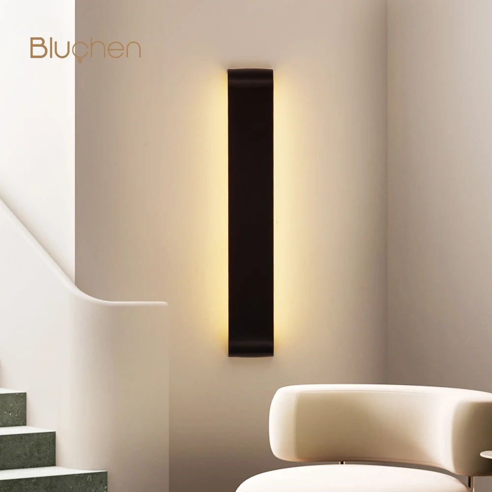 Aurelia Aluminum Modern Wall Sconce for Bedroom – detail view 2
