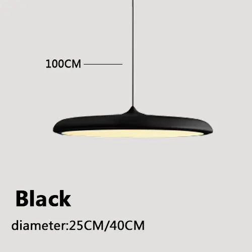 Mora Curve Acrylic Pendant Light – Minimalist – product detail 11