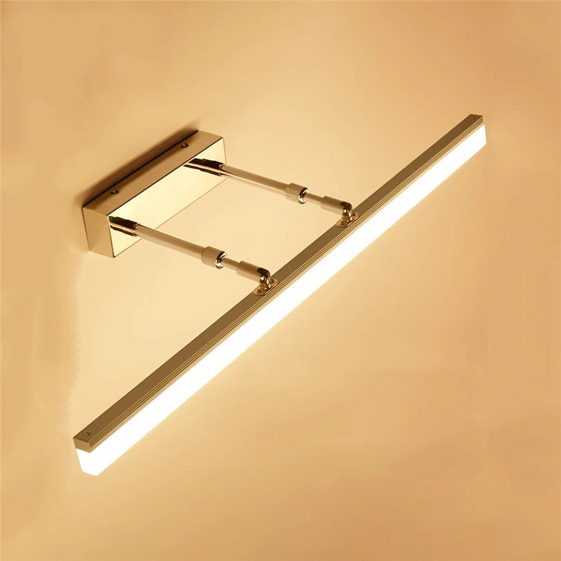 Designer LED Bathroom Vanity & Mirror Light – Modern Adjustable LED for Bathroom | Oriana Veil by Evenlyr