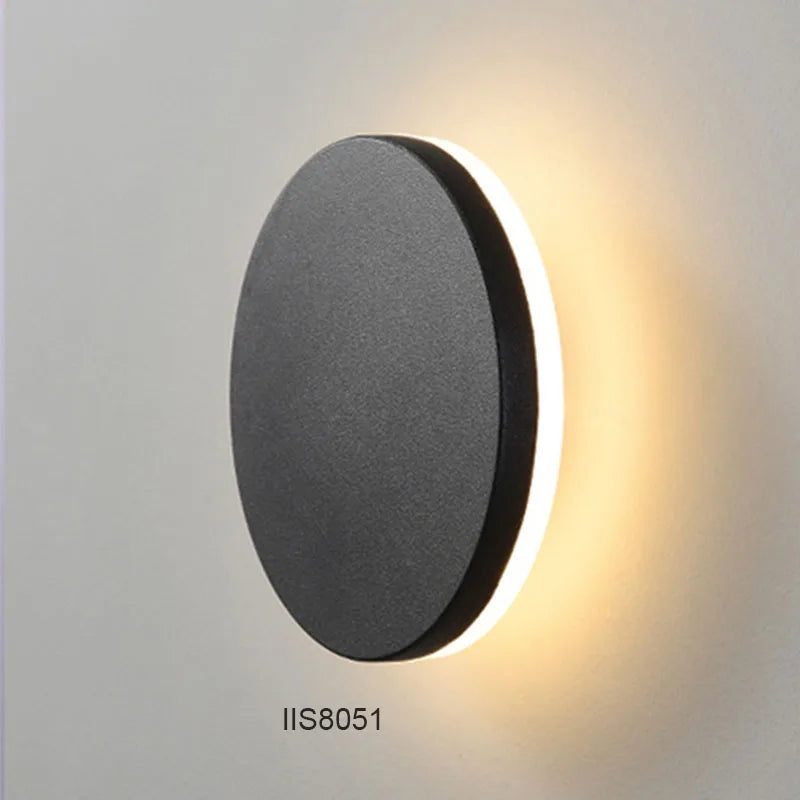 Siena Geometric Aluminum Outdoor Wall Light for Porch – IP65 – detail view 7