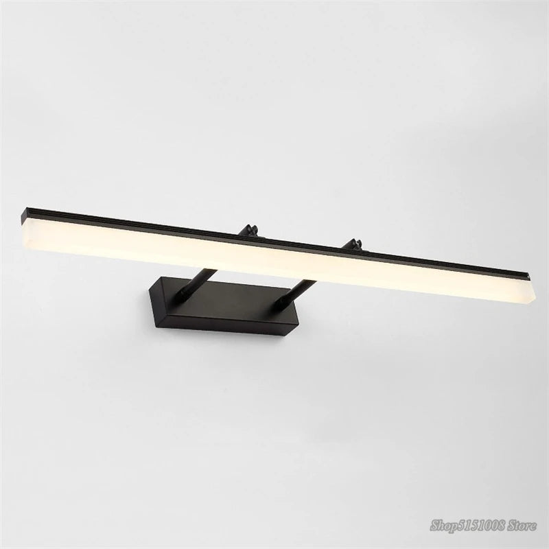 Designer LED Bathroom Vanity & Mirror Light – Modern Adjustable LED for Bathroom | Oriana Veil by Evenlyr