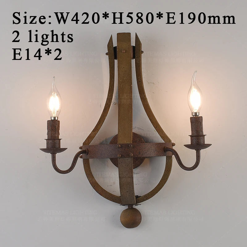 Elara Vintage Wood Chandelier for Dining Room – Nordic