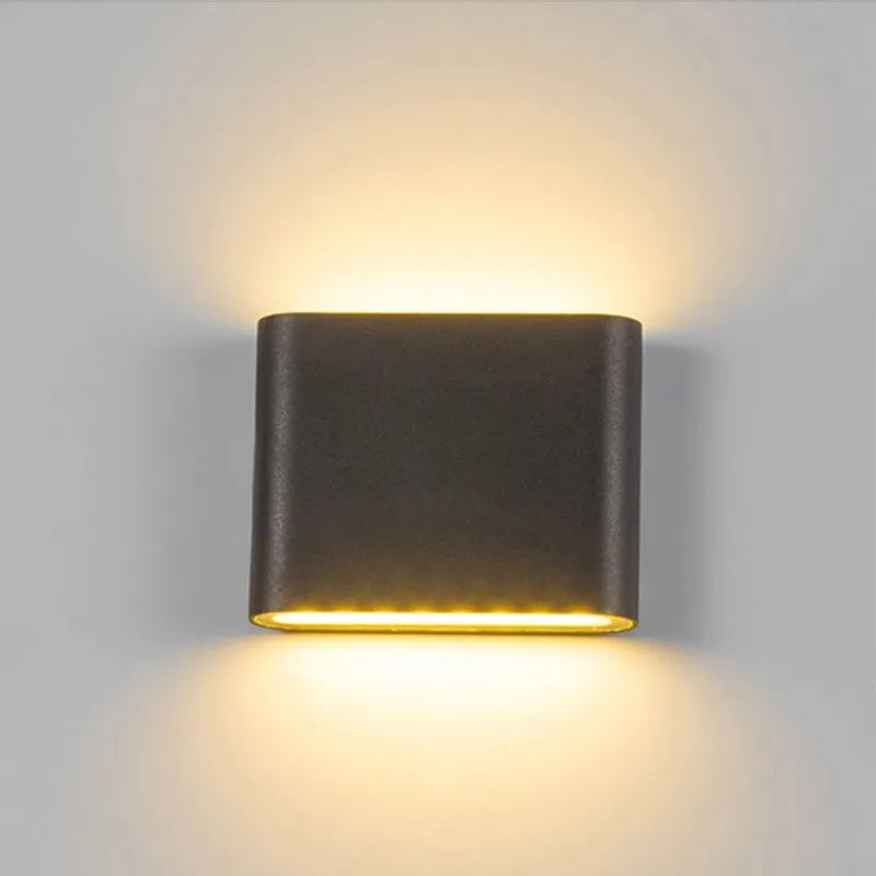 Tivoli 6W Up-and-Down Outdoor Wall Light for Courtyard