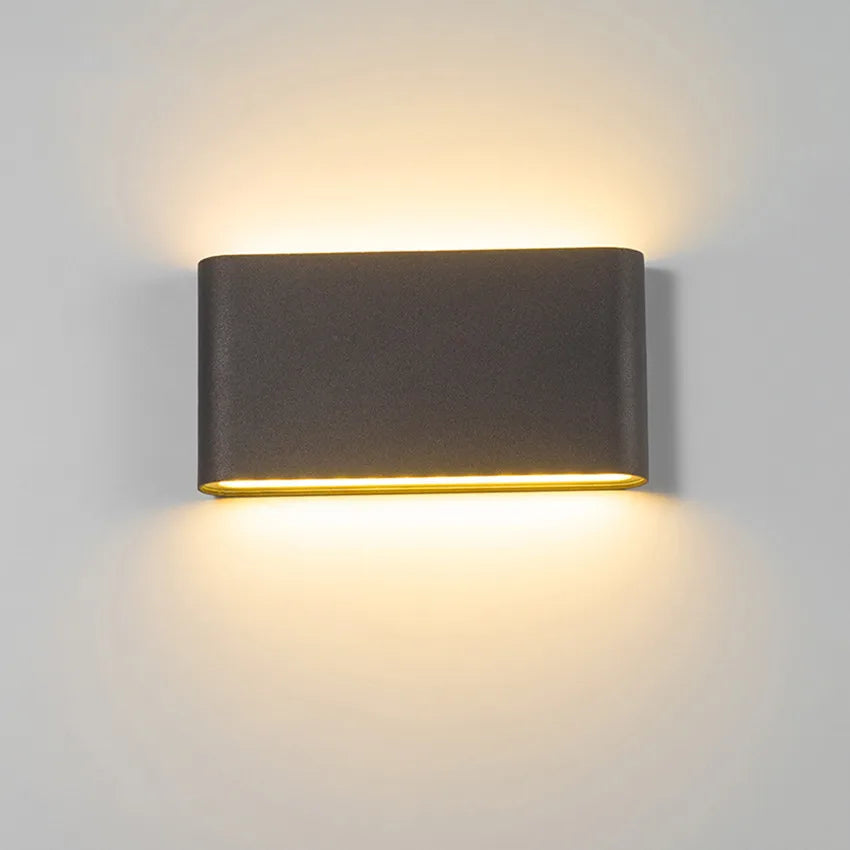 Tivoli 6W Up-and-Down Outdoor Wall Light for Courtyard