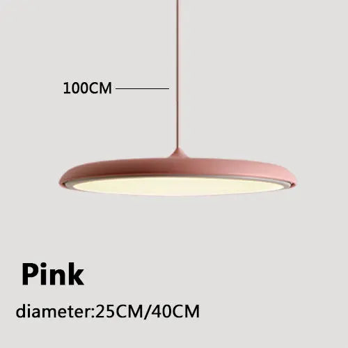 Mora Curve Acrylic Pendant Light – Minimalist – product detail 14