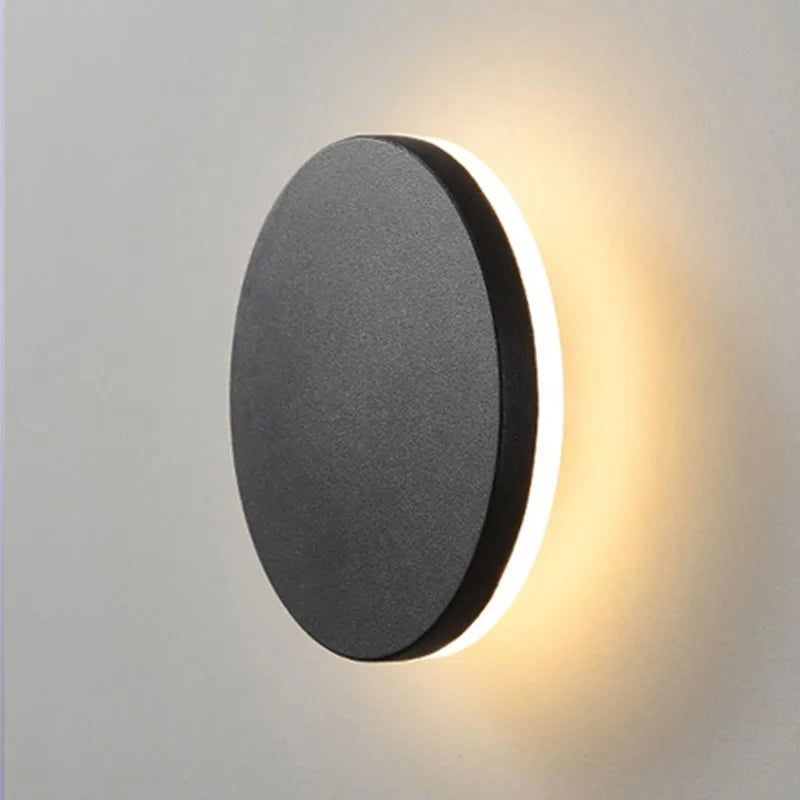 Siena Geometric Aluminum Outdoor Wall Light for Porch – IP65 – detail view 5