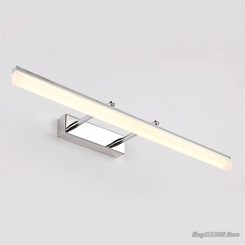 Designer LED Bathroom Vanity & Mirror Light – Modern Adjustable LED for Bathroom | Oriana Veil by Evenlyr