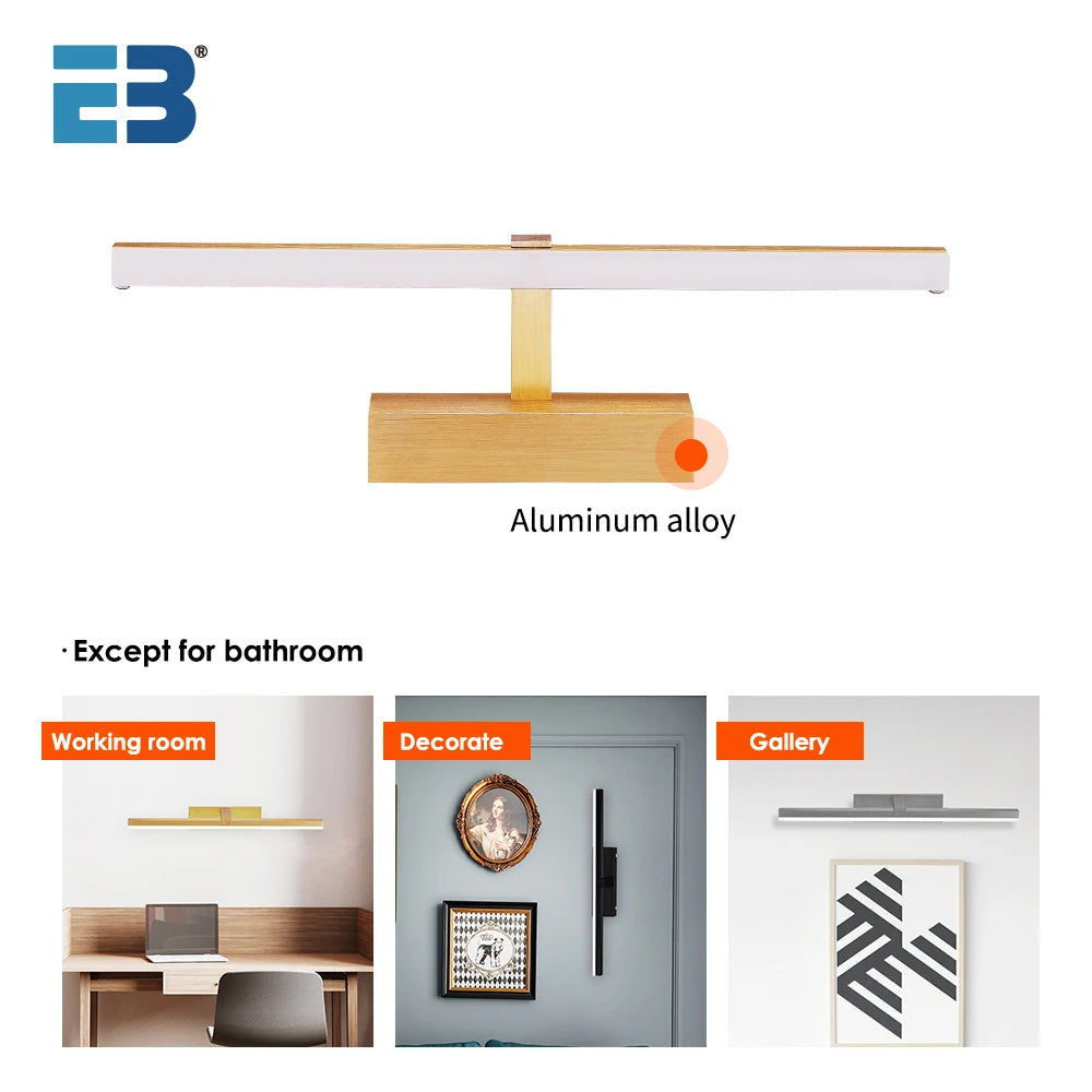 Metal Wall Sconce – Modern LED for Bathroom | Evania Contour by Evenlyr