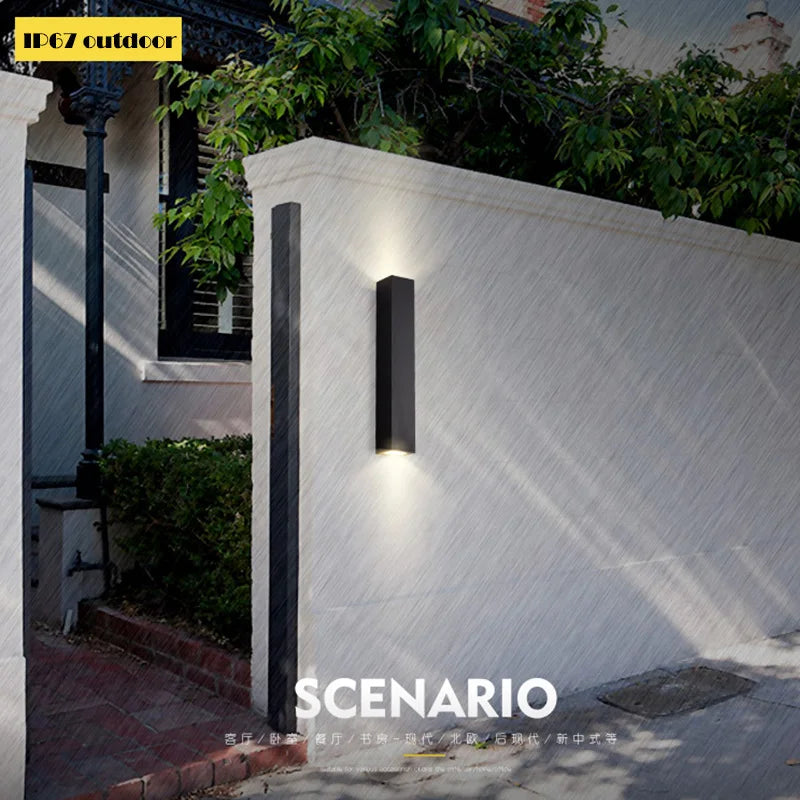 Firenze Aluminum Outdoor Wall Light for Porch – IP67 – detail view 4