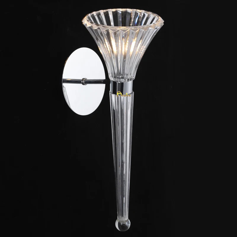 Crystal Wall Sconce – Modern for Bathroom, Bedroom & Bedside, Living Room | Calista Line by Evenlyr