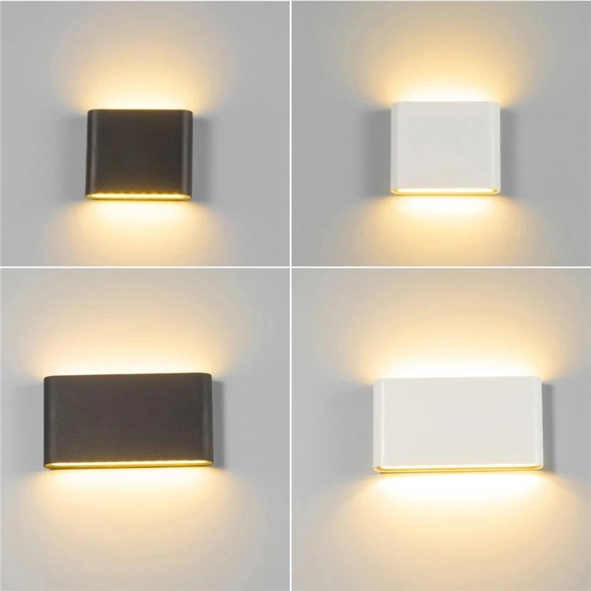 Tivoli 6W Up-and-Down Outdoor Wall Light for Courtyard