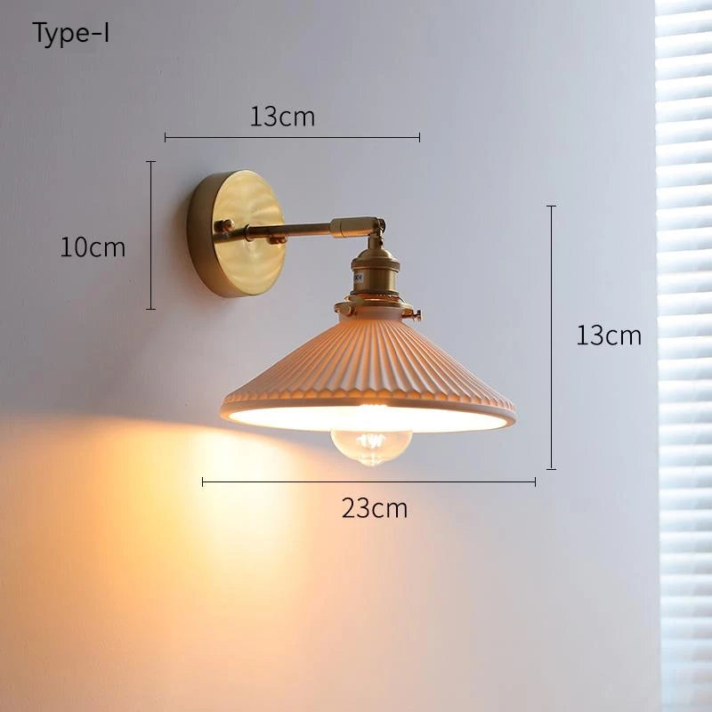 Ulric Veil Ceramic Wall Sconce