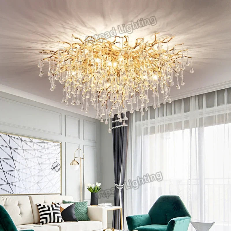 Maelis Contour Branch Crystal Chandelier – product view 3