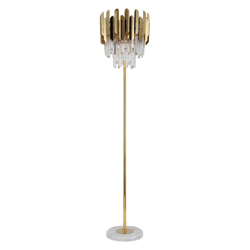 Lune Crown Glass Floor Lamp – Nordic – product detail 6
