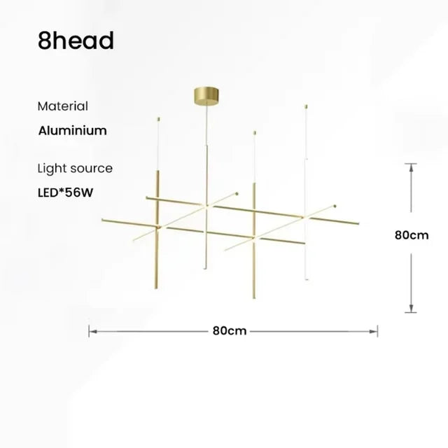 Caspian Arc Sculptural Aluminum Pendant Light – product view 7