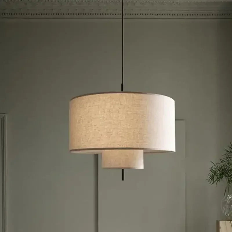 Fabric Chandelier – Wabi-Sabi Japanese for Dining Room, Living Room, Bedroom | Isolde Petal by Evenlyr