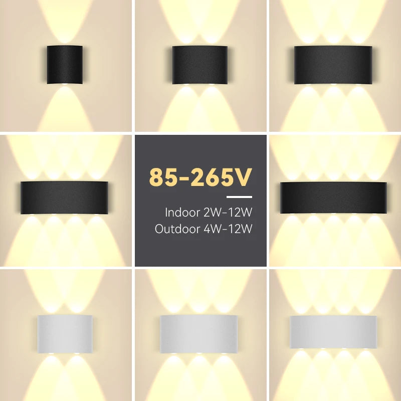 Orlena Outdoor Facade Wall Light for Veranda Stairs