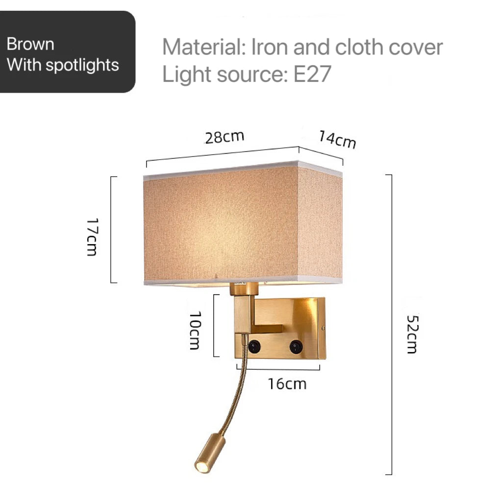 Wren Veil Fabric Wall Sconce – product view 17