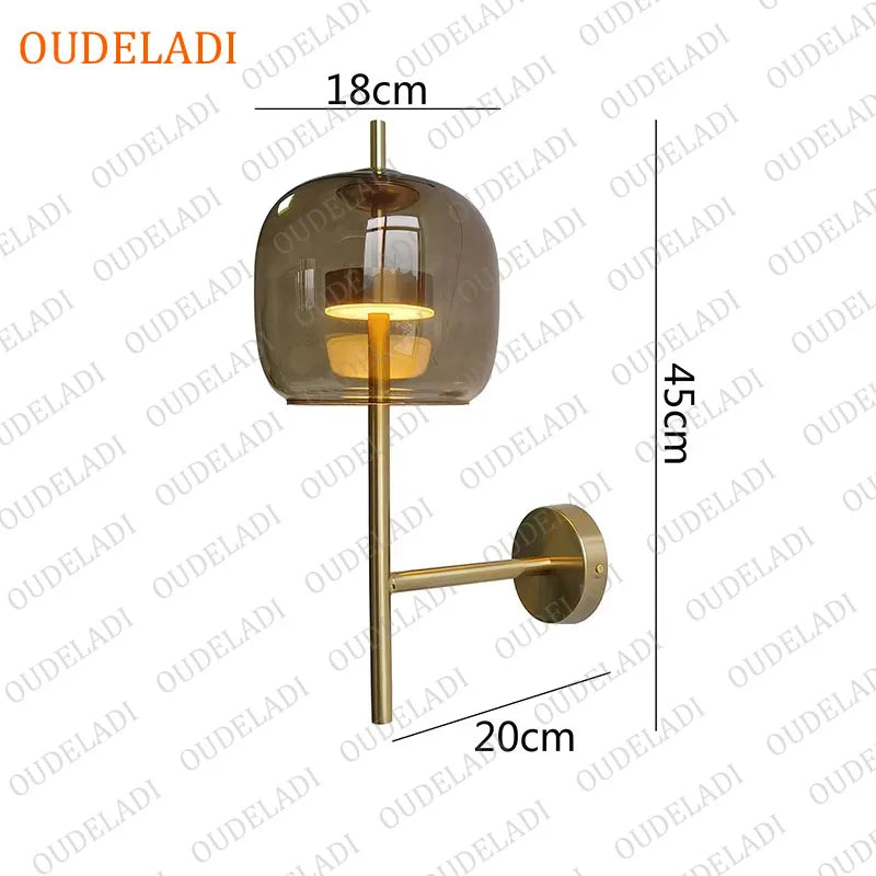 Junia Veil Glass Wall Sconce – product view 8