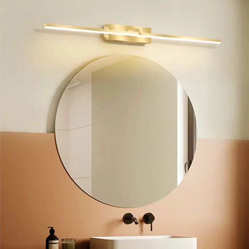 Metal Wall Sconce – Modern LED for Bathroom | Isola Contour by Evenlyr – detail view 3