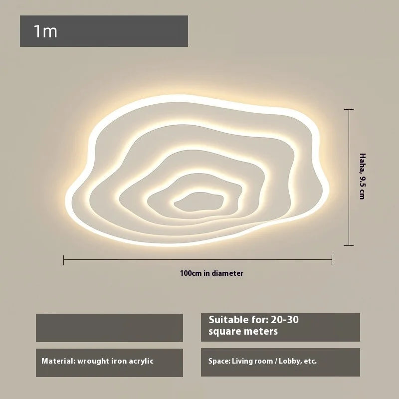 Floris Halo Sculptural Metal Ceiling Light – product view 8