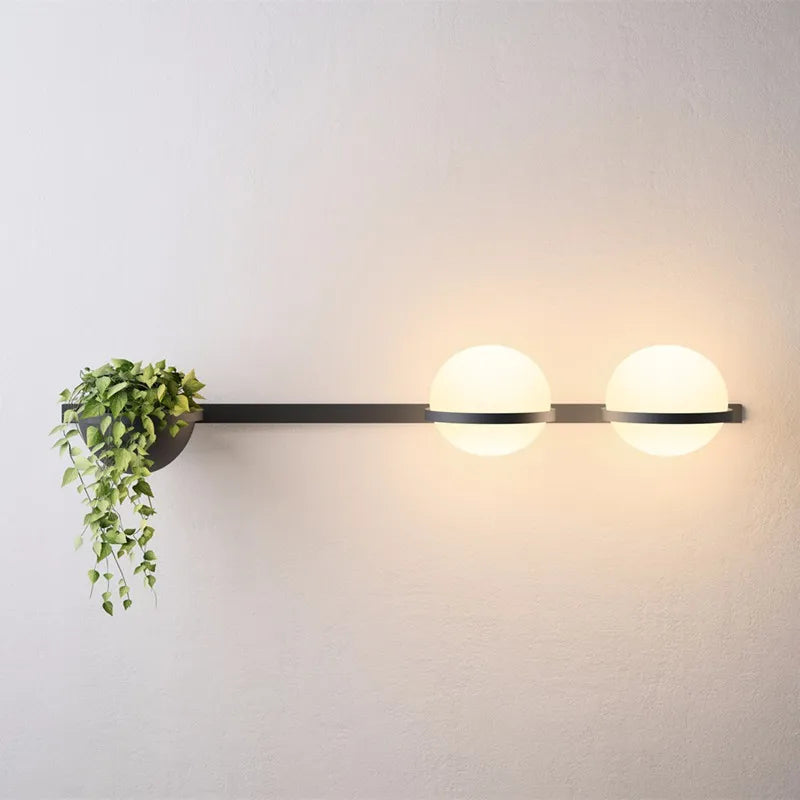 Giselle Arc Sculptural Acrylic Wall Sconce – product view 5