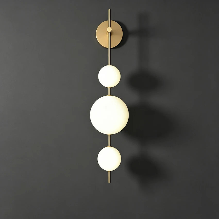 Metal Globe Wall Sconce – Modern LED for Bedroom & Bedside, Hallway & Entryway, Living Room | Evania Line by Evenlyr