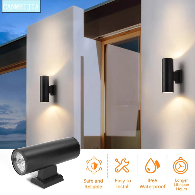 Quintara Dual-Head Outdoor Wall Light for Courtyard – Vintage