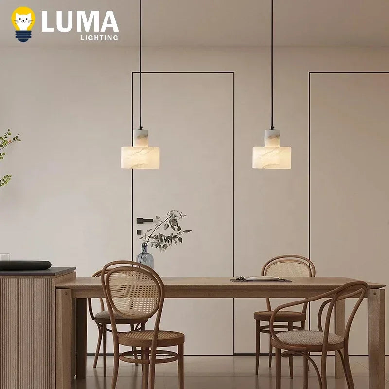 Brielle Veil Marble Pendant Light – product view 5