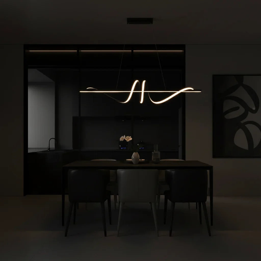 Ayla Orbit Dimmable Linear Kitchen Island Pendant Light original product reference