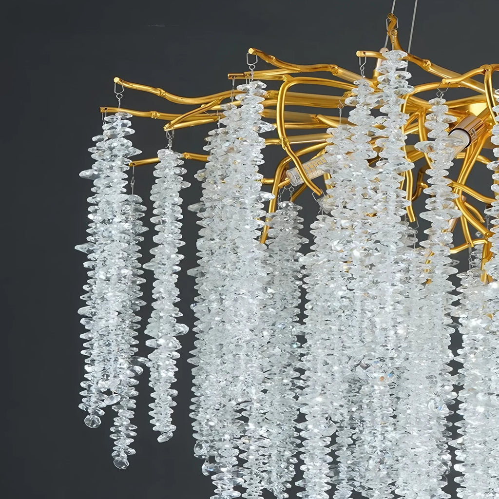 Crystal Chandelier – Nordic Modern LED for Bedroom & Bedside, Living Room | Maris Orbit by Evenlyr