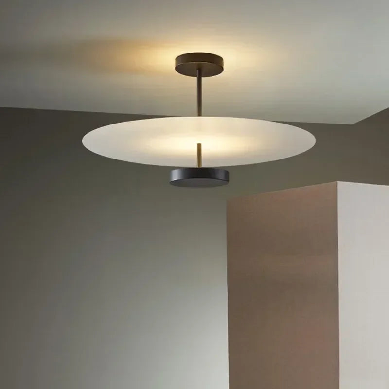 Nordic Modern Flush Mount Ceiling Light – Acrylic Low-Profile for Dining Room, Trade Projects | Seraphine Veil by Evenlyr