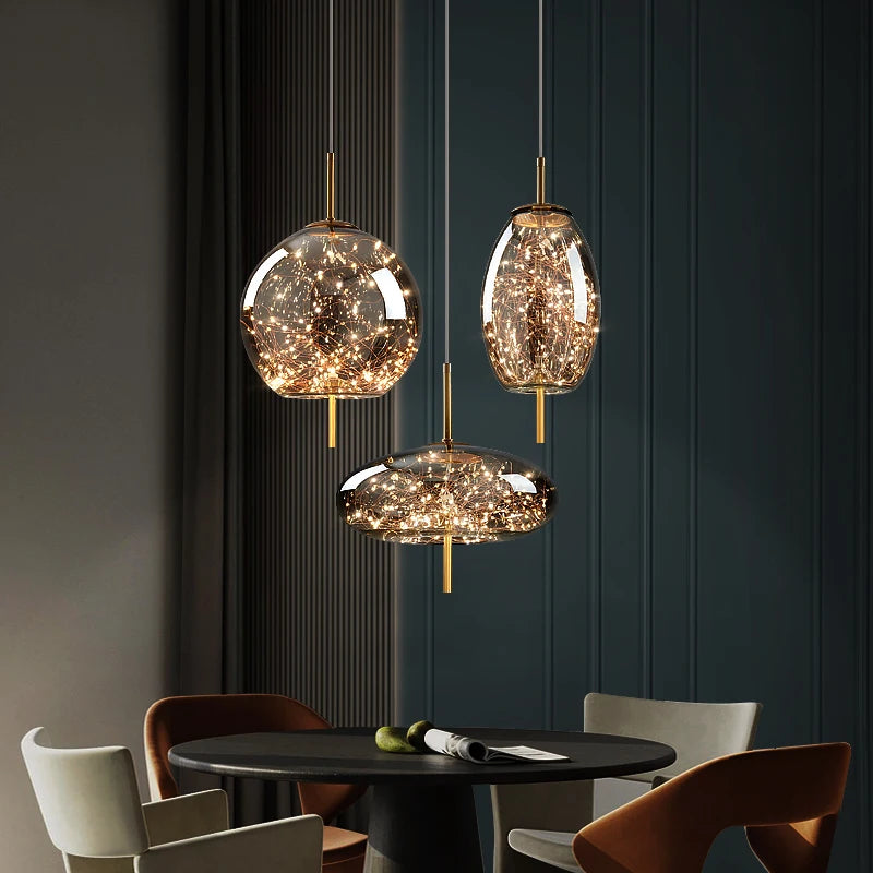 Arco Form Glass Chandelier – Nordic – product detail 3