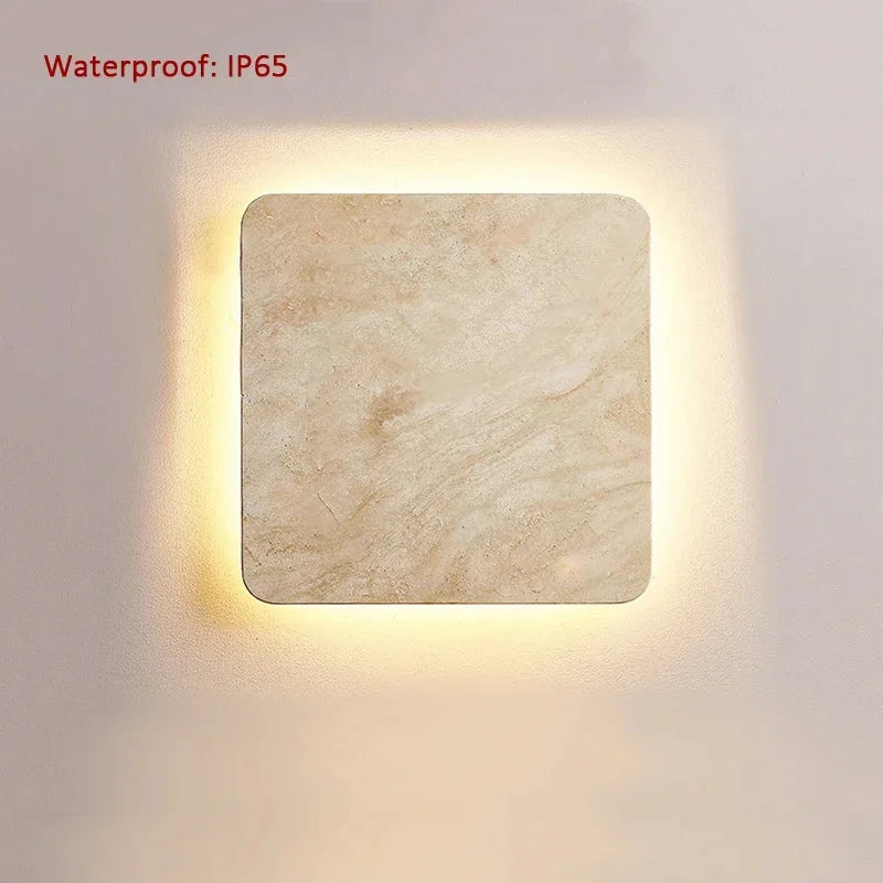 Tivoli Square Stone Outdoor Wall Sconce for Exterior Corridor – IP65 – detail view 5