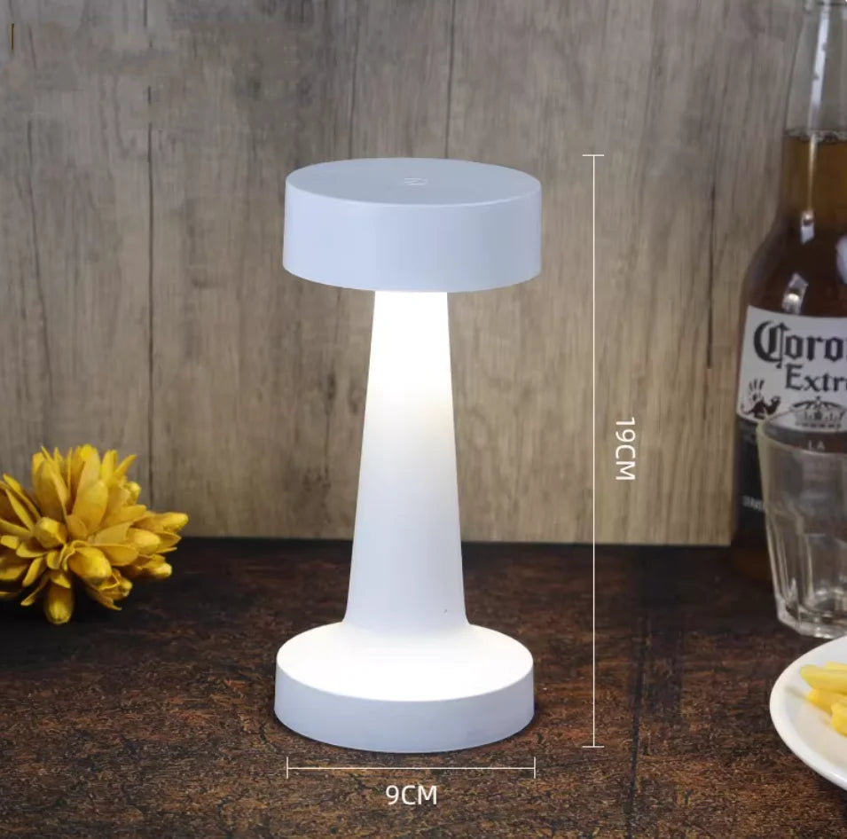 Black Minimalist Rechargeable Desk Lamp – detail view 7