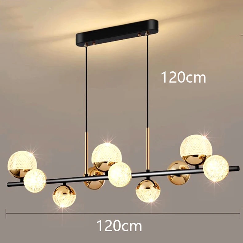 Lune Crown Iron Chandelier – Remote Control – product detail 7