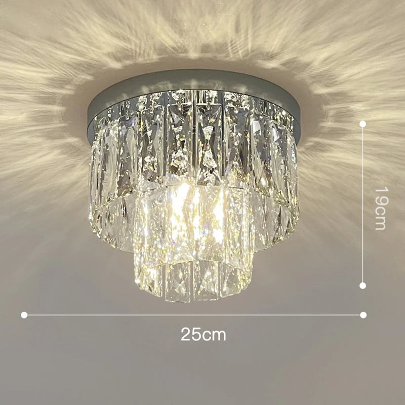Galen Halo Sculptural Crystal Pendant Light – product view 12