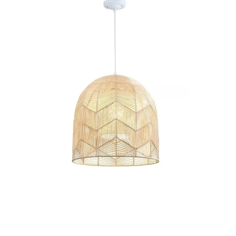 Orlena Modern Rattan Pendant Light for Bedroom