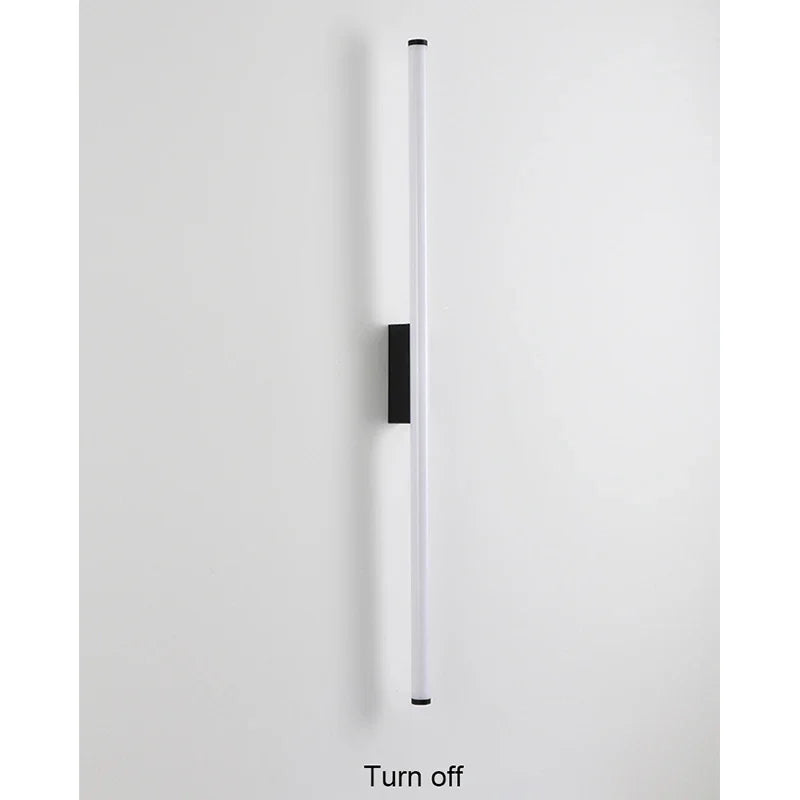 Metal Linear Wall Sconce – Nordic Modern LED Linear for Bathroom, Bedroom & Bedside, Living Room | Nerina Dome by Evenlyr