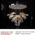 Delia Arc Glass Pendant Light – product view 7