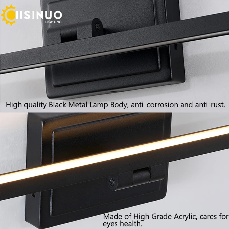 Juniper Dimmable LED Bathroom Mirror Light for Vanity Area