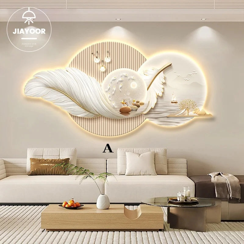 Crystal Picture Light – Modern Minimalist for Gallery Wall, Hallway, Living Room | Aviana Beam by Evenlyr