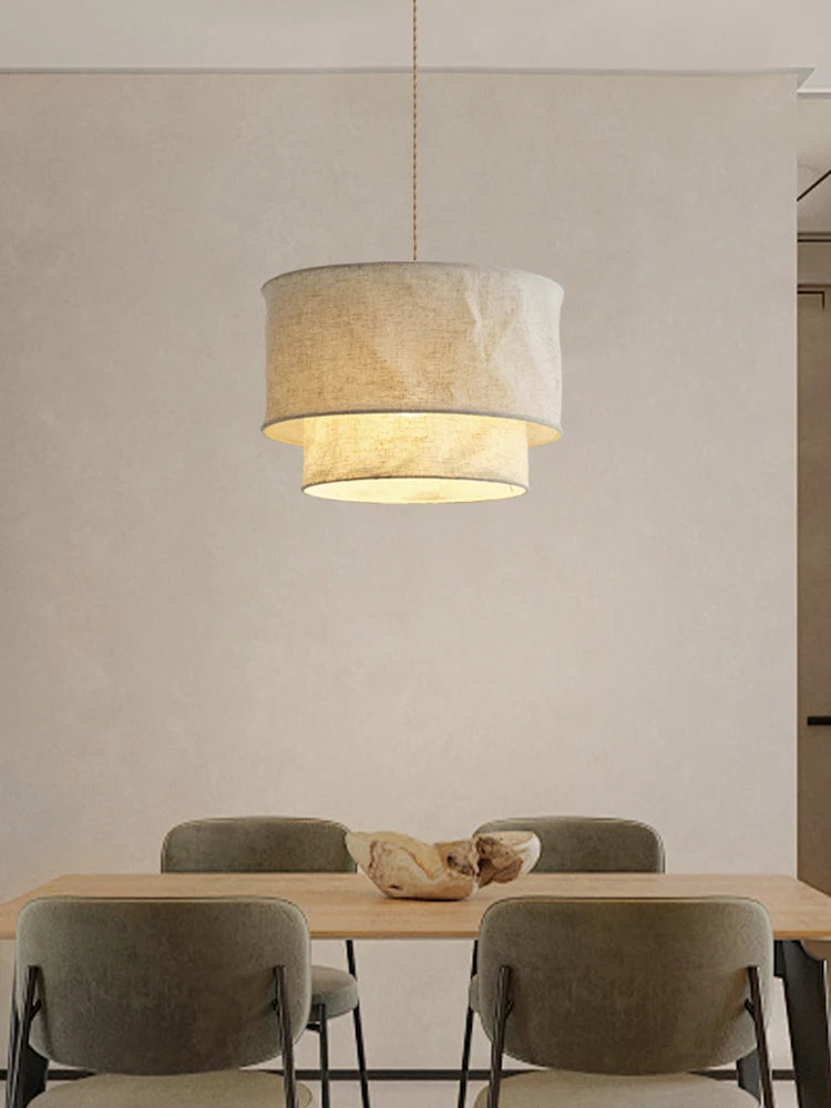 Fabric Chandelier – Wabi-Sabi Japanese for Living Room | Elowen Crest by Evenlyr