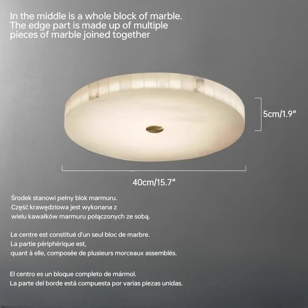 Aveline Contour Sculptural Alabaster Wall Sconce – product view 12